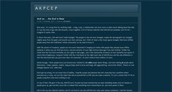 Desktop Screenshot of akpcep.com