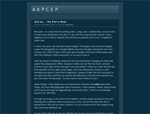 Tablet Screenshot of akpcep.com